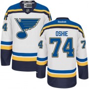 Youth Reebok St. Louis Blues 74 T.J Oshie White Away Jersey - Authentic