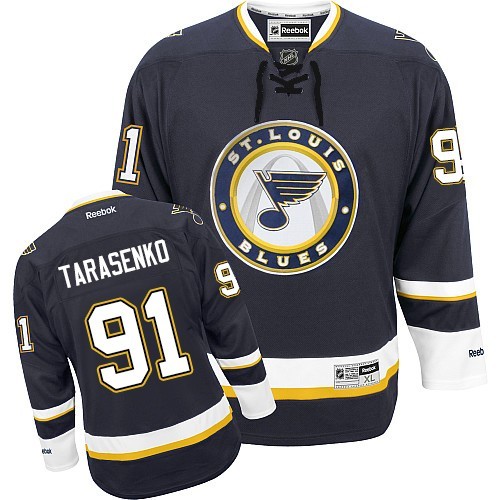 Youth Reebok St. Louis Blues 91 Vladimir Tarasenko Navy Blue