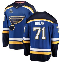 Men's Fanatics Branded St. Louis Blues Jordan Nolan Blue Home 2019 Stanley Cup Final Bound Jersey - Breakaway