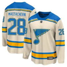 Youth Fanatics Branded St. Louis Blues MacKenzie MacEachern Cream Mackenzie MacEachern 2022 Winter Classic Jersey - Breakaway