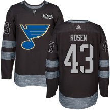 Youth St. Louis Blues Calle Rosen Black 1917-2017 100th Anniversary Jersey - Authentic