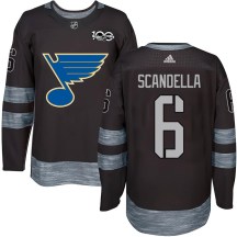 Youth St. Louis Blues Marco Scandella Black 1917-2017 100th Anniversary Jersey - Authentic
