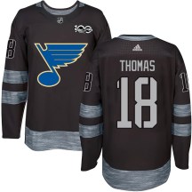 Youth St. Louis Blues Robert Thomas Black 1917-2017 100th Anniversary Jersey - Authentic