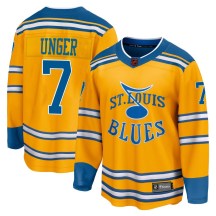 Youth Fanatics Branded St. Louis Blues Garry Unger Yellow Special Edition 2.0 Jersey - Breakaway