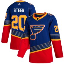 Men's Adidas St. Louis Blues Alexander Steen Blue 2019/20 Jersey - Authentic
