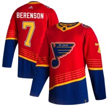 Men's Adidas St. Louis Blues Red Berenson Red 2020/21 Reverse Retro Jersey - Authentic