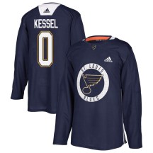 Youth Adidas St. Louis Blues Matthew Kessel Blue Practice Jersey - Authentic