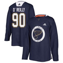 Youth Adidas St. Louis Blues Ryan O'Reilly Blue Practice Jersey - Authentic