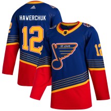 Youth Adidas St. Louis Blues Dale Hawerchuk Blue 2019/20 Jersey - Authentic