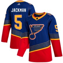 Youth Adidas St. Louis Blues Barret Jackman Blue 2019/20 Jersey - Authentic