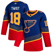 Youth Adidas St. Louis Blues Tony Twist Blue 2019/20 Jersey - Authentic