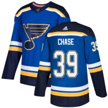 Men's Adidas St. Louis Blues Kelly Chase Blue Home Jersey - Authentic