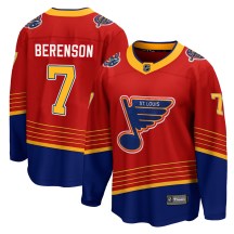 Youth Fanatics Branded St. Louis Blues Red Berenson Red 2020/21 Special Edition Jersey - Breakaway