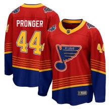 Youth Fanatics Branded St. Louis Blues Chris Pronger Red 2020/21 Special Edition Jersey - Breakaway