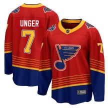 Youth Fanatics Branded St. Louis Blues Garry Unger Red 2020/21 Special Edition Jersey - Breakaway