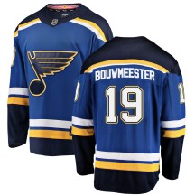 Men's Fanatics Branded St. Louis Blues Jay Bouwmeester Blue Home Jersey - Breakaway