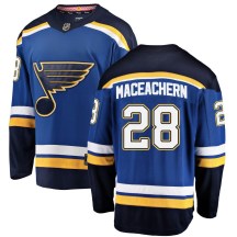 Men's Fanatics Branded St. Louis Blues MacKenzie MacEachern Blue Mackenzie MacEachern Home Jersey - Breakaway