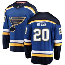 Men's Fanatics Branded St. Louis Blues Alexander Steen Blue Home Jersey - Breakaway