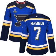Women's Adidas St. Louis Blues Red Berenson Blue Home 2019 Stanley Cup Final Bound Jersey - Authentic