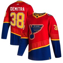Youth Adidas St. Louis Blues Pavol Demitra Red 2020/21 Reverse Retro Jersey - Authentic