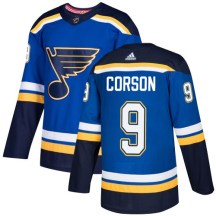 Youth Adidas St. Louis Blues Shayne Corson Royal Blue Home Jersey - Authentic