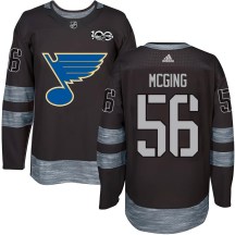 Youth St. Louis Blues Hugh McGing Black 1917-2017 100th Anniversary Jersey - Authentic